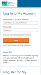 Mobile Screenshot of myaccount.greenmountain.com