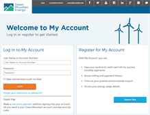 Tablet Screenshot of myaccount.greenmountain.com